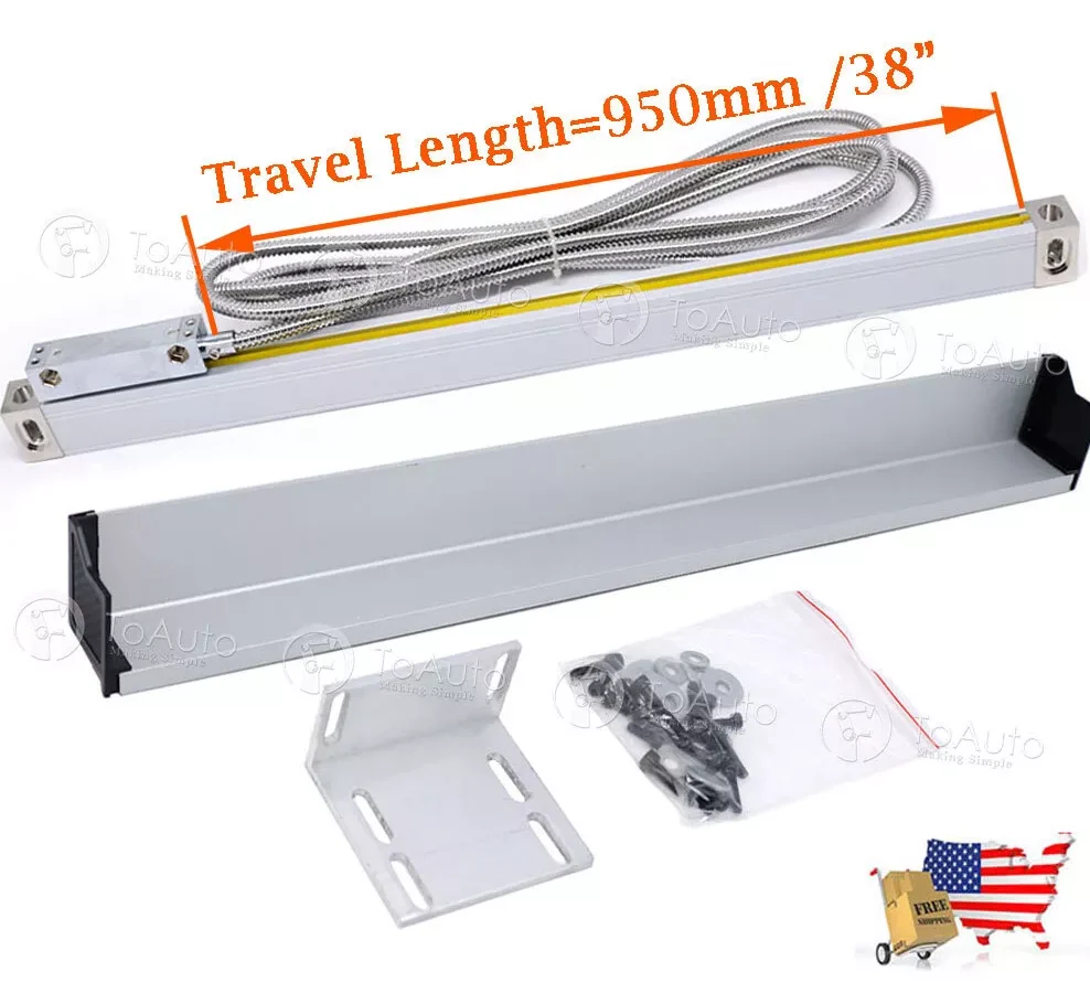 2-Axis DRO Package for Wells-Index Model 860, 38" x 14"